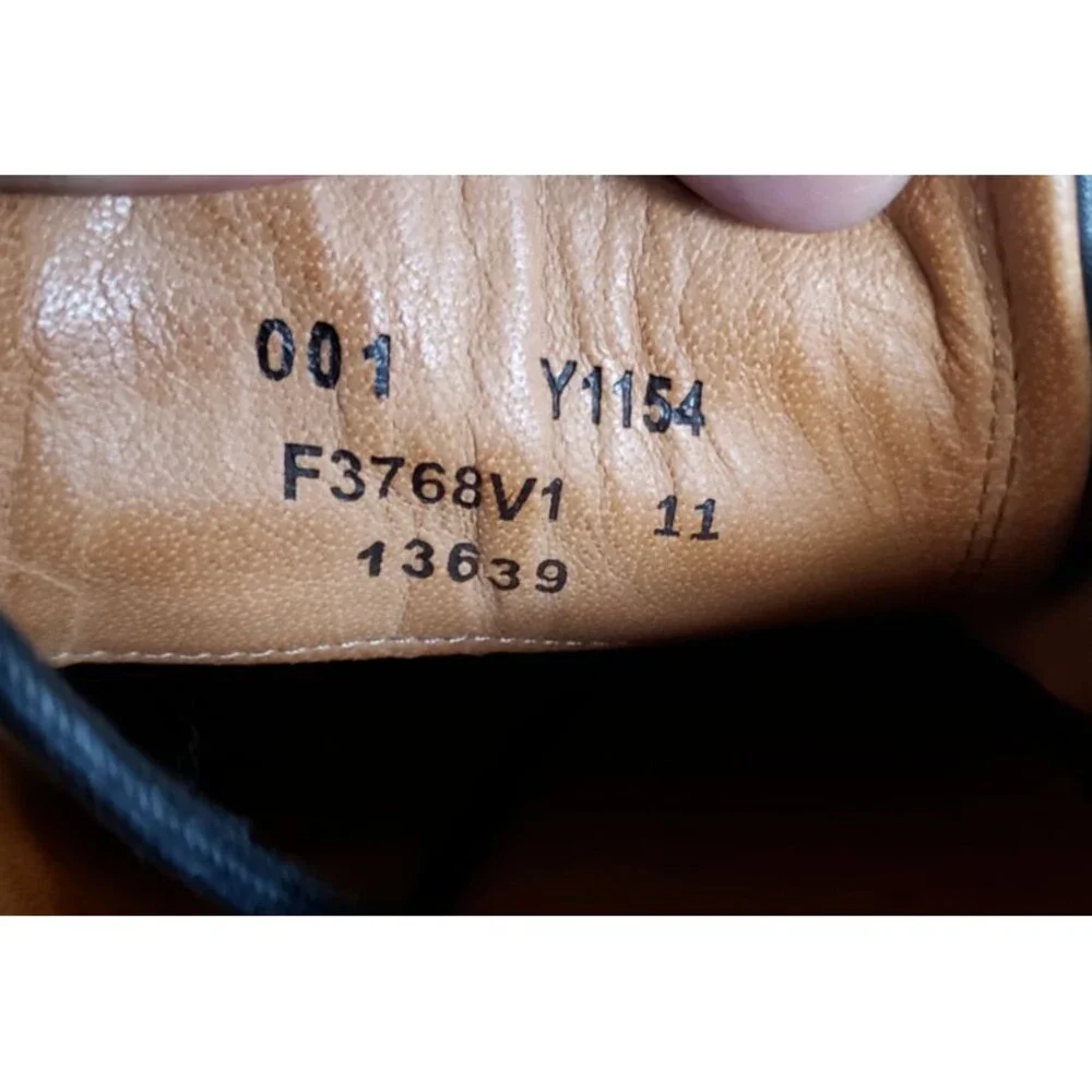 $698 John Varvatos Scarpe Derby Leather Shoes hand made Portugal men's Size 11